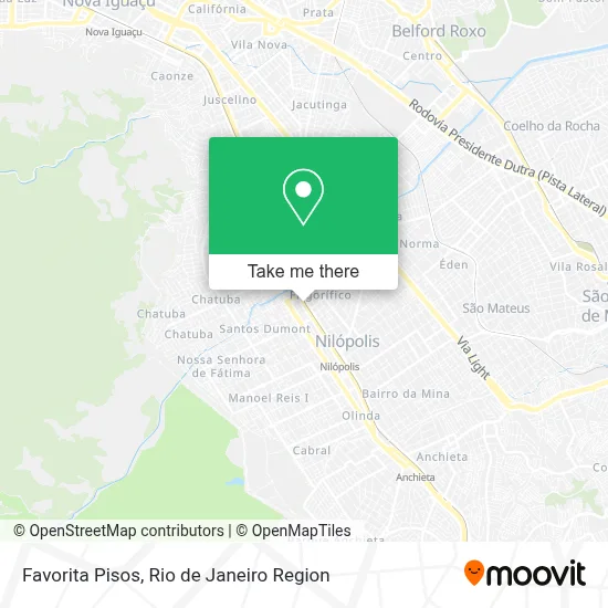 Favorita Pisos map