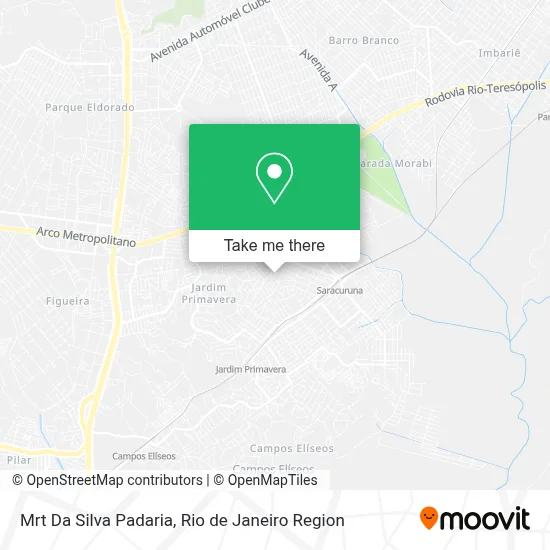 Mrt Da Silva Padaria map