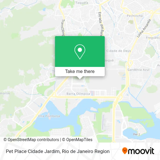Pet Place Cidade Jardim map