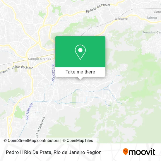 Pedro II Rio Da Prata map