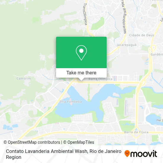 Contato Lavanderia Ambiental Wash map