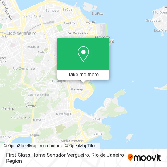 First Class Home Senador Vergueiro map