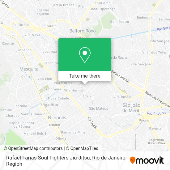 Rafael Farias Soul Fighters Jiu-Jitsu map