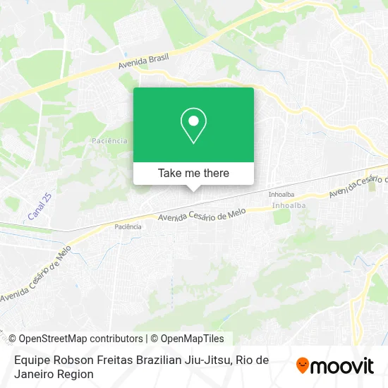 Equipe Robson Freitas Brazilian Jiu-Jitsu map