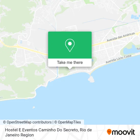 Hostel E Eventos Caminho Do Secreto map