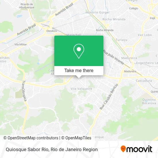 Quiosque Sabor Rio map