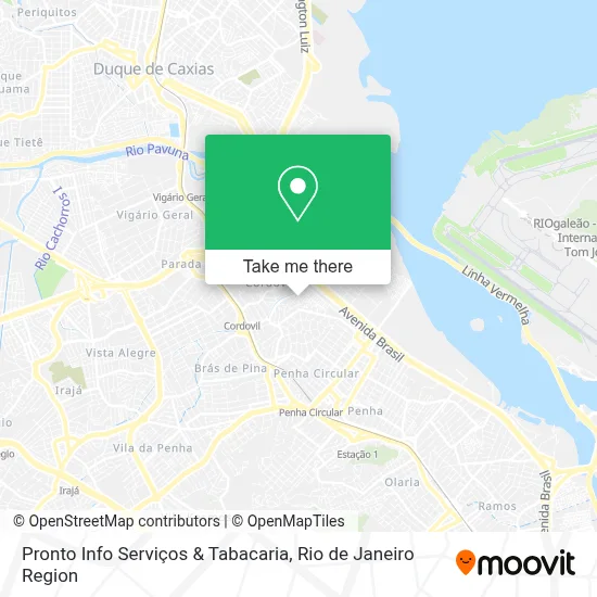 Pronto Info Serviços & Tabacaria map