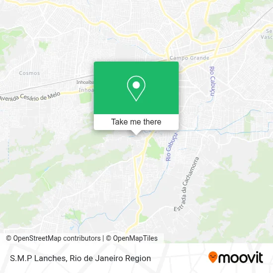 S.M.P Lanches map
