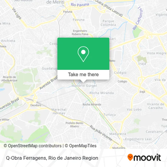 Q-Obra Ferragens map