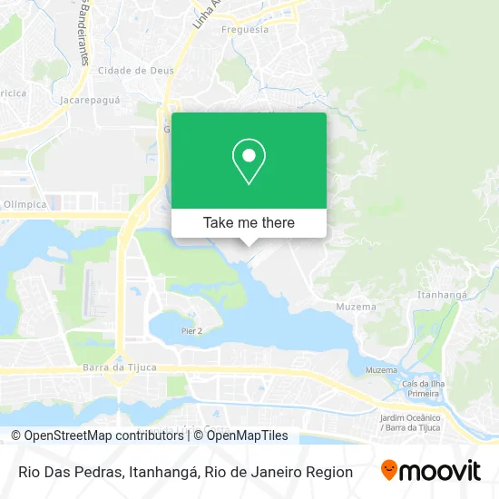 Rio Das Pedras, Itanhangá map