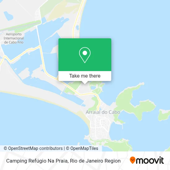 Camping Refúgio Na Praia map