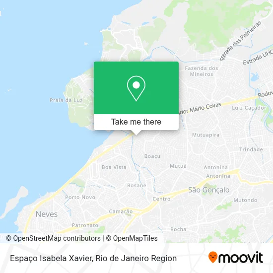 Espaço Isabela Xavier map