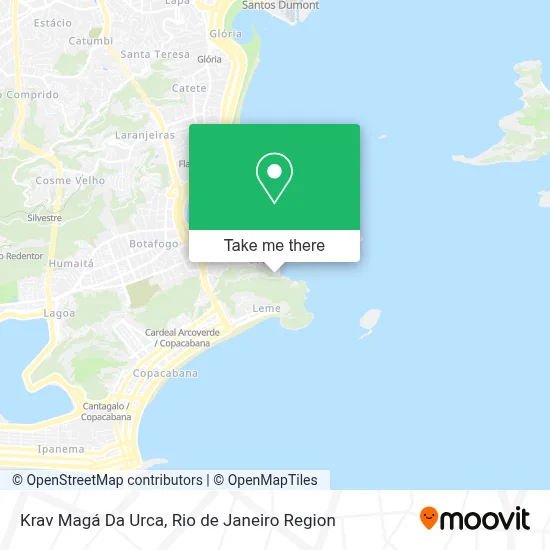 Krav Magá Da Urca map