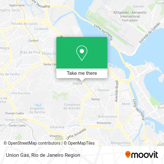 Union Gas map