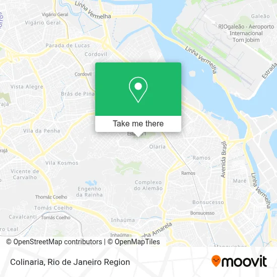 Colinaria map