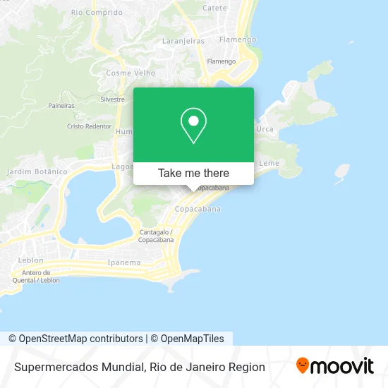 Supermercados Mundial map