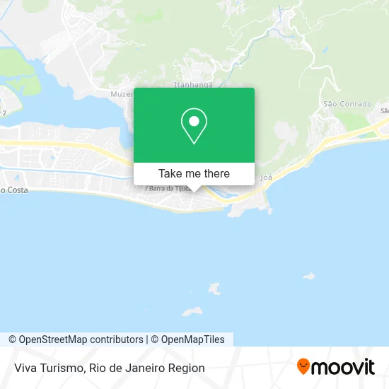 Viva Turismo map