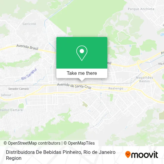 Distribuidora De Bebidas Pinheiro map
