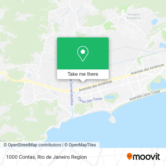 1000 Contas map