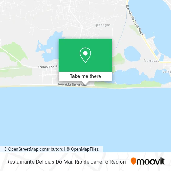 Restaurante Delícias Do Mar map