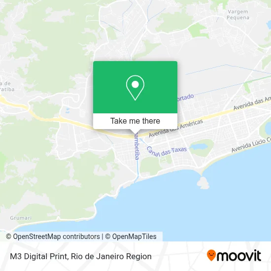 M3 Digital Print map