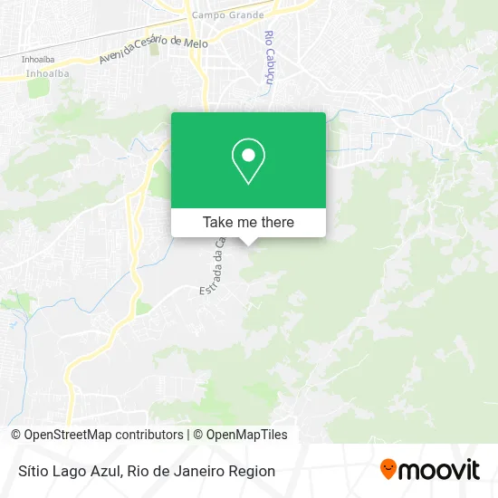 Sítio Lago Azul map