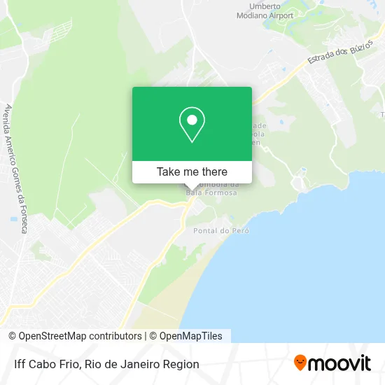 Iff Cabo Frio map