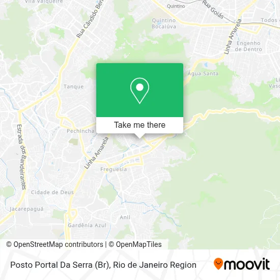 Posto Portal Da Serra (Br) map