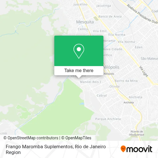 Frango Maromba Suplementos map
