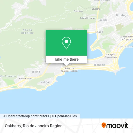 Oakberry map