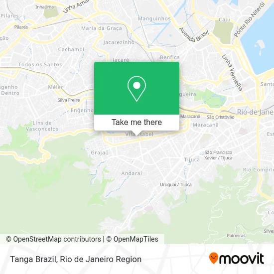 Tanga Brazil map