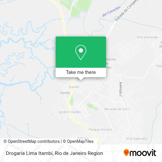 Drogaria Lima Itambí map