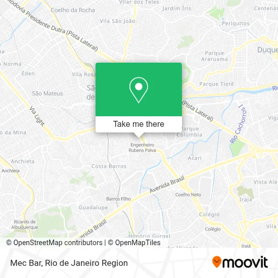 Mec Bar map