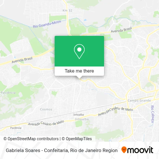 Gabriela Soares - Confeitaria map