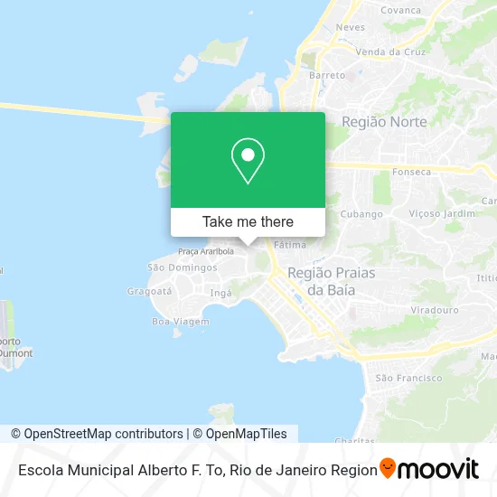 Escola Municipal Alberto F. To map