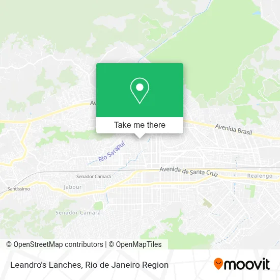 Leandro's Lanches map