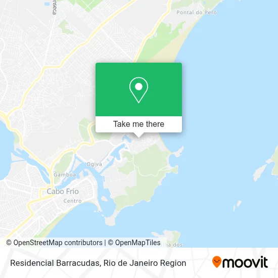 Residencial Barracudas map