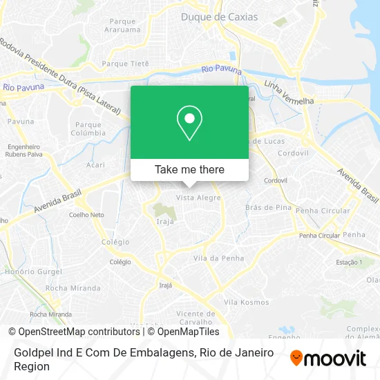 Goldpel Ind E Com De Embalagens map