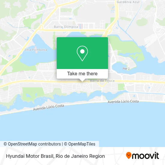 Hyundai Motor Brasil map