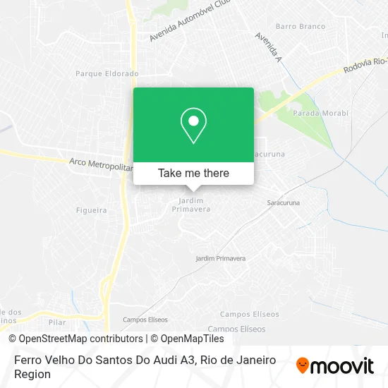 Ferro Velho Do Santos Do Audi A3 map
