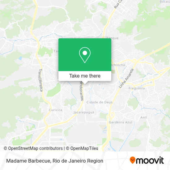 Madame Barbecue map