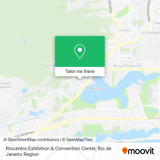 Riocentro Exhibition & Convention Center map