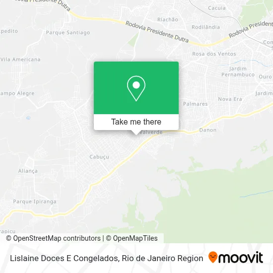 Lislaine Doces E Congelados map
