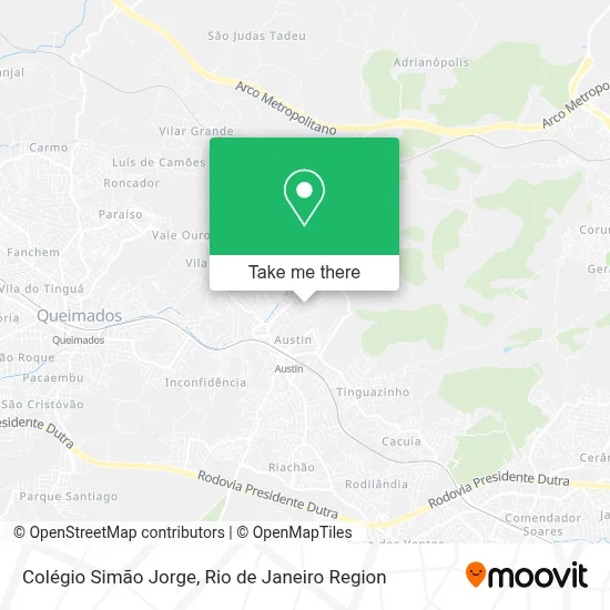 Colégio Simão Jorge map