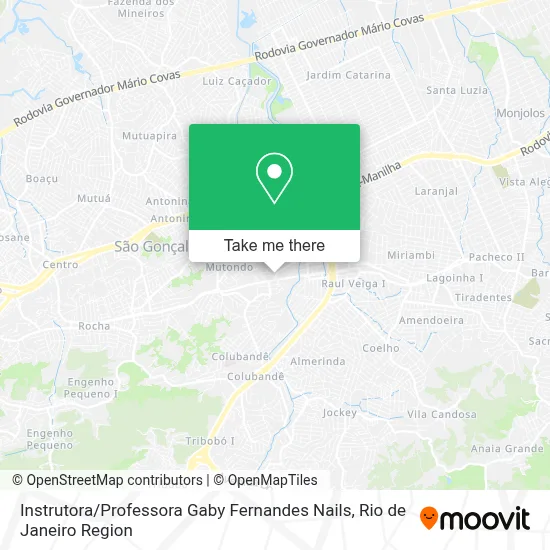 Instrutora / Professora Gaby Fernandes Nails map