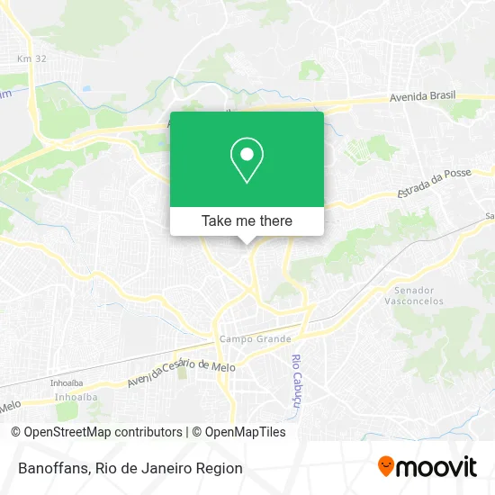 Banoffans map