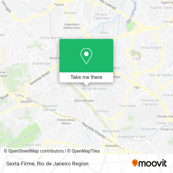 Sexta Firme map