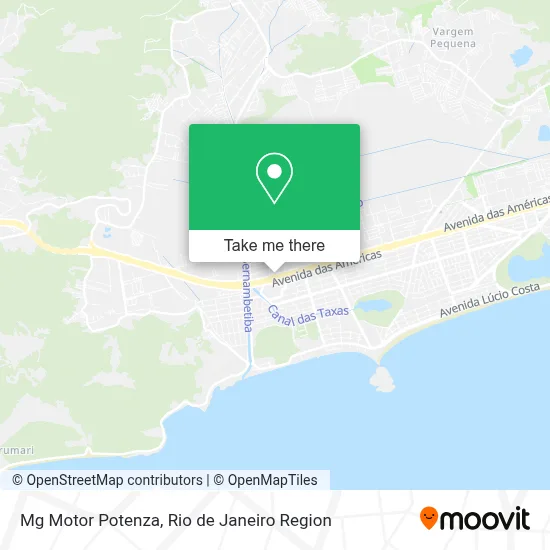 Mg Motor Potenza map