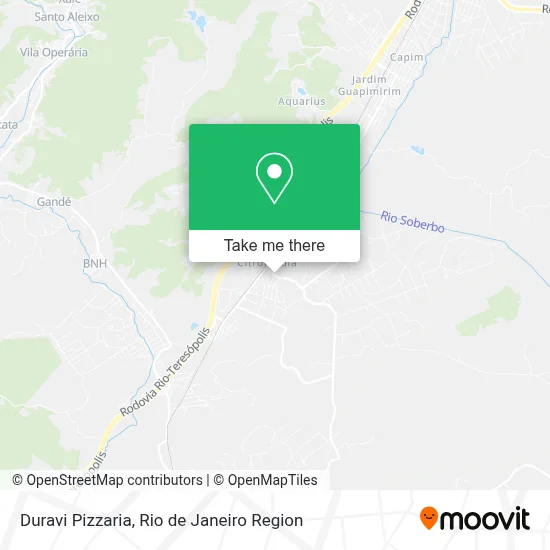 Duravi Pizzaria map