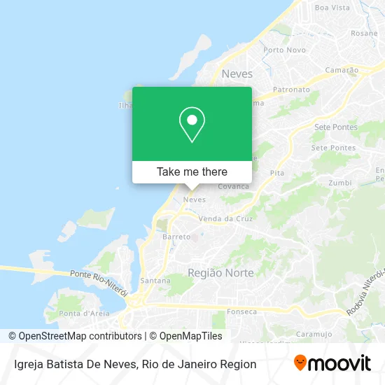 Igreja Batista De Neves map